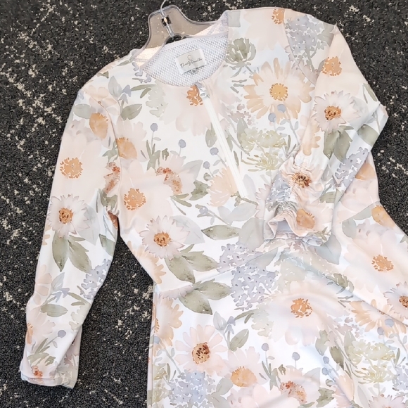 Dainty Jewells Swimdress in Cream, Blush and Green - Picture 9 of 10